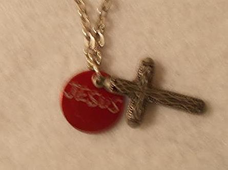 Jesus Cross Charm Necklace