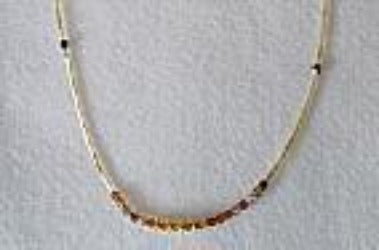 The Lillystone Collection Classic Brown and Gold Beaded Necklace