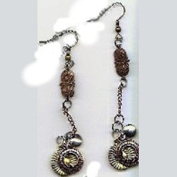 Chained Wheels Earrings (special order - sold out)