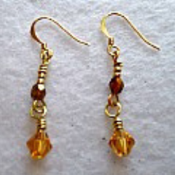 The Lillystone Collection Classic Gold Beaded Earrings