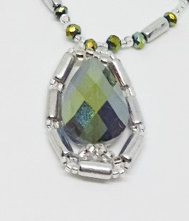 Luminous Necklace reverse side of pendant