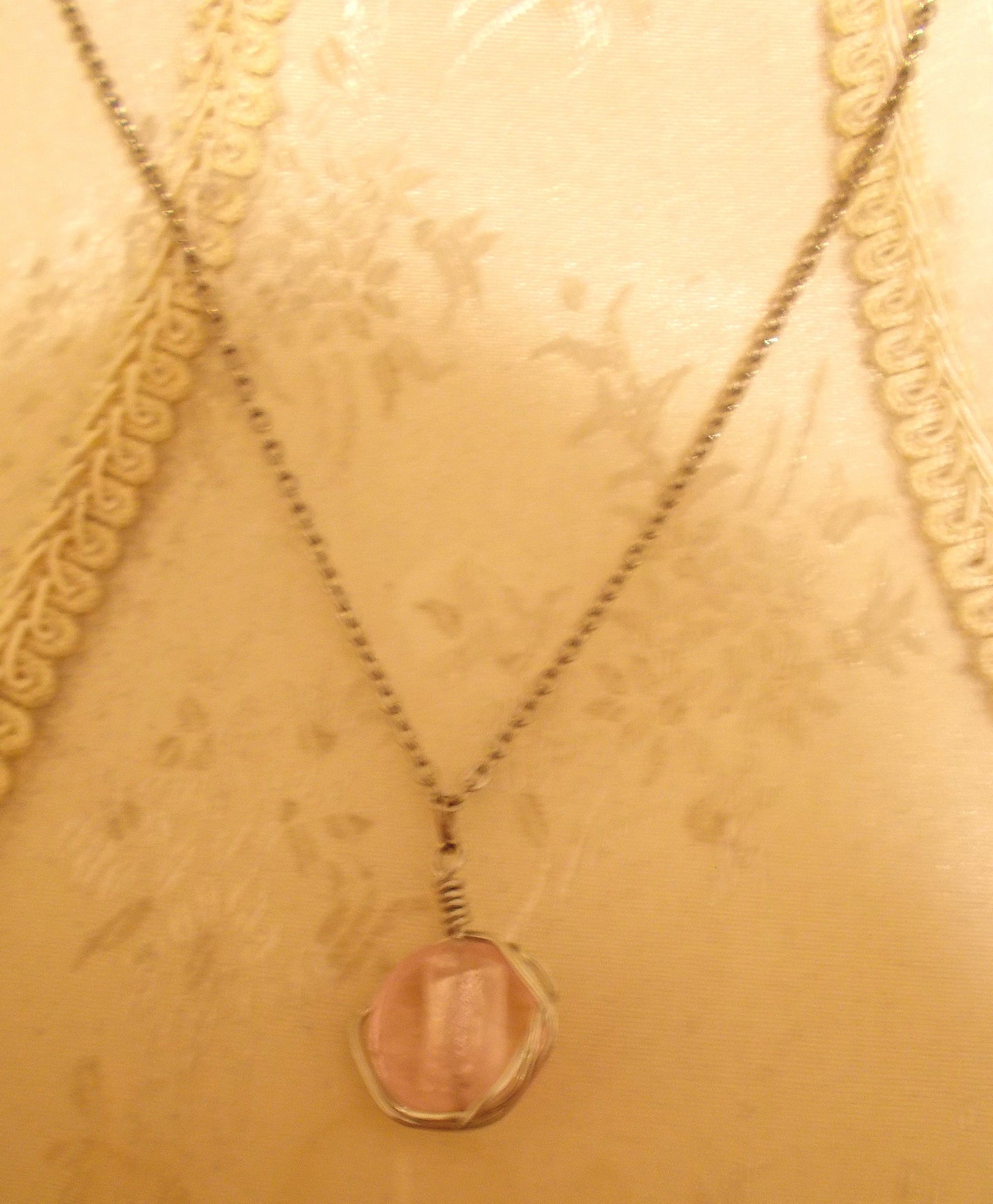 Pretty In Pink Pendant Necklace
