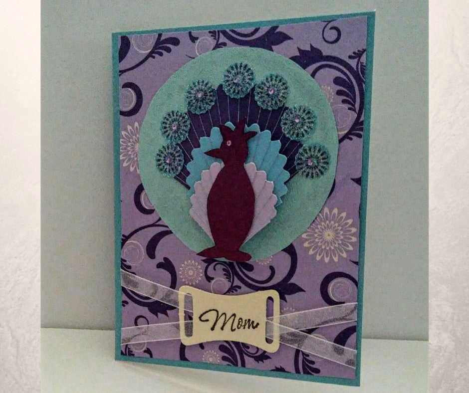 Proud As a Peacock Card