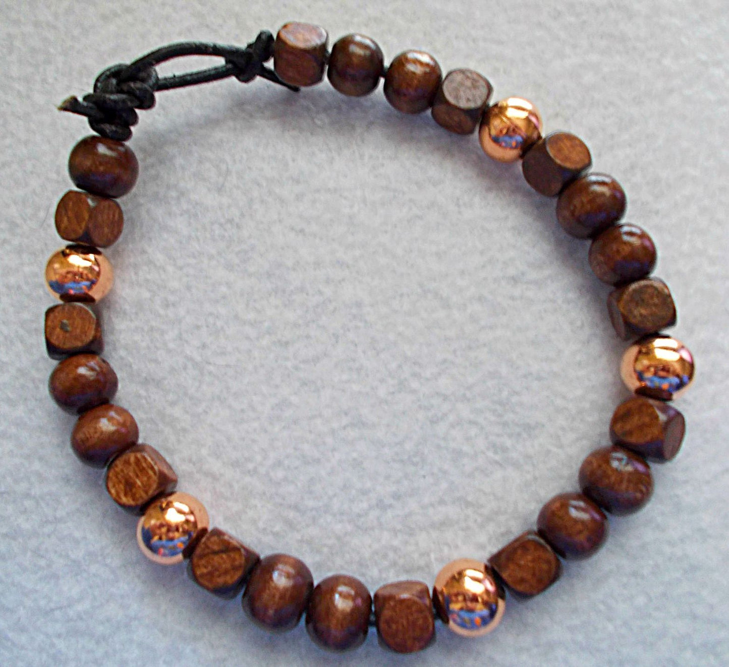 Wood and Copper Bracelet 3